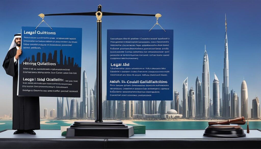 Legal Representation Qualifications in Abu Dhabi